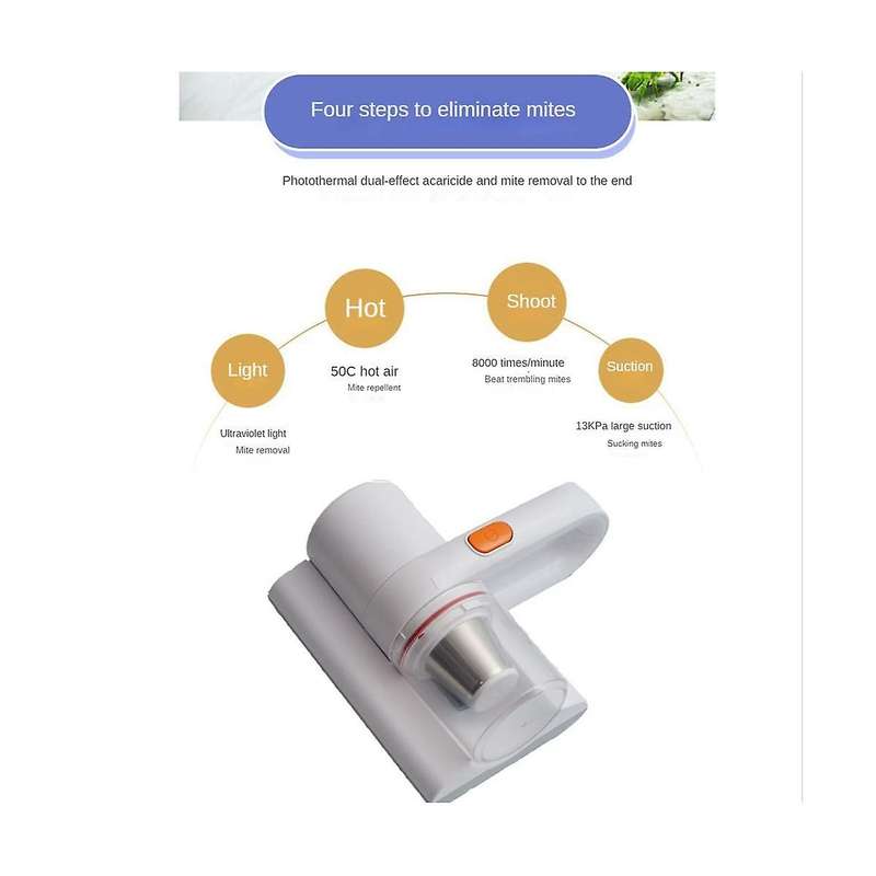 Handheld Vacuum Mite Remover Bed Sofa Mattress Multifunction Vacuum Cleaner Portable Mite Remover T