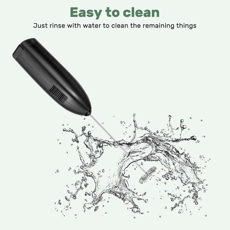Handheld, Coffee Frother Battery Operated - Electric Whisk Coffee Stirrers, Milk Foamer, Mini Mixe