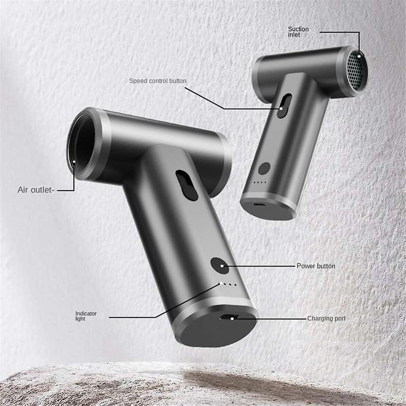 Handheld Wireless Dust Blower Violent Fan High Power Vacuum Cleaner for Car Home Computer Keyboard C