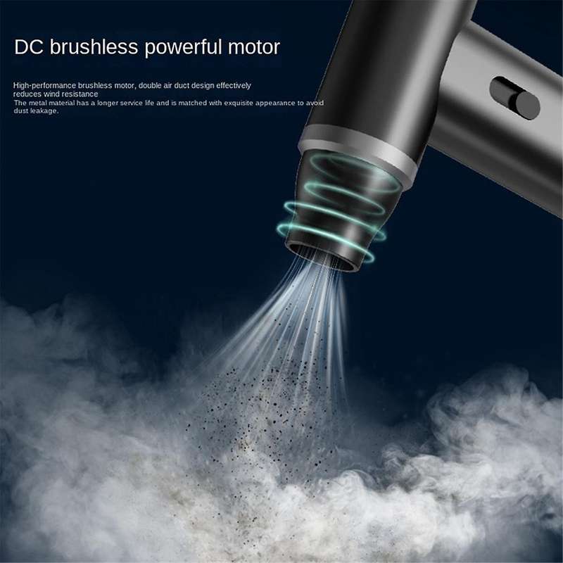 Handheld Wireless Dust Blower Violent Fan High Power Vacuum Cleaner for Car Home Computer Keyboard C