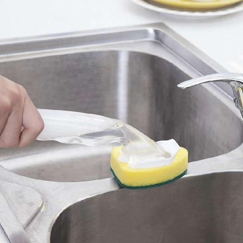 Handle Cleaning Brush, Dish Washing Brush, Sponge Washing Pot, Oil Brush, Replace Cleaning Cloth