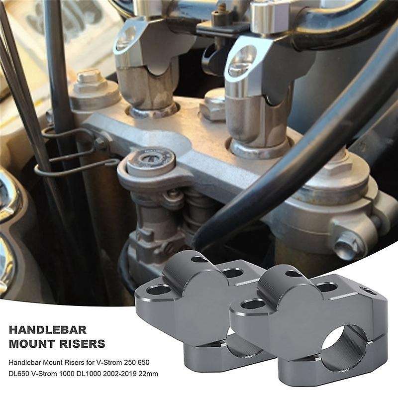 Handlebar Mount Risers for V-strom 250 650 Dl650 V-strom 1000 Dl1000 2002-2019 22mm 7/8 Inch