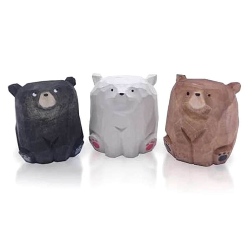 Handmade Cute Bear Decoration Desk Statue Cute Home Decor, Gifts for Teachers, Colleagues and Friend