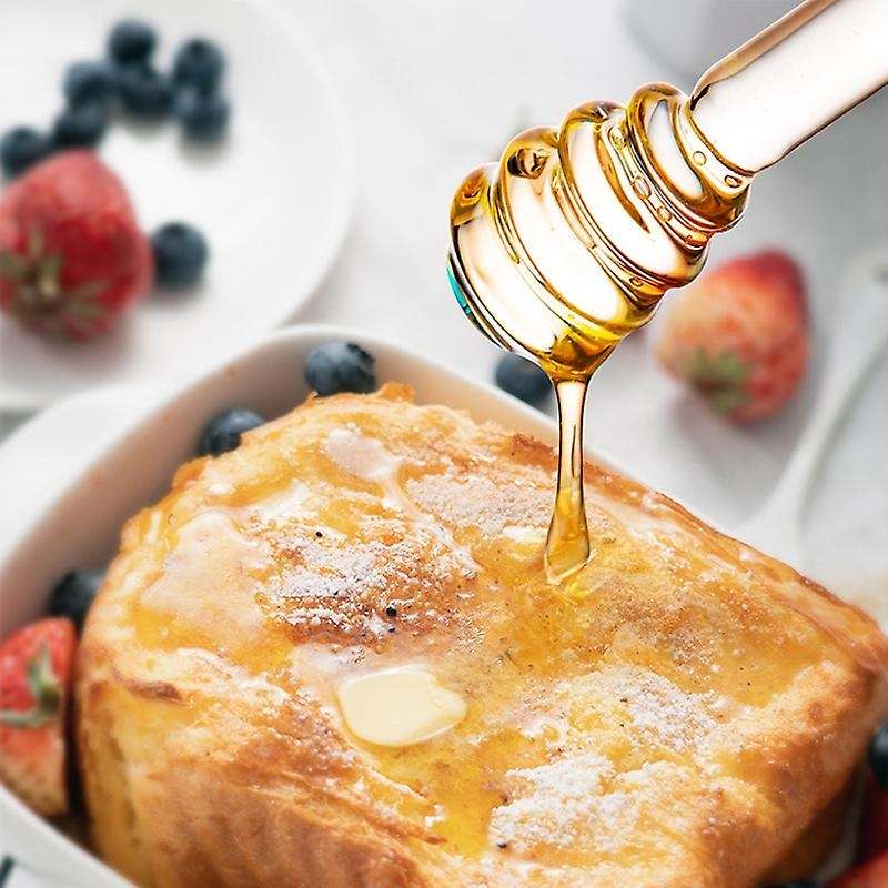 Handmade Honey Jar with Dipping Sauce, Glass Honey Dipping Sauce and Honey Jar