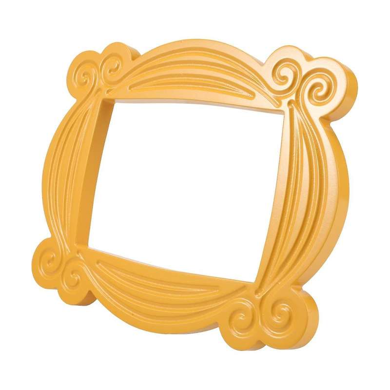 Handmade Monica Door Wood Yellow Photo Frames Collectible Home Decor Cosplay Gift