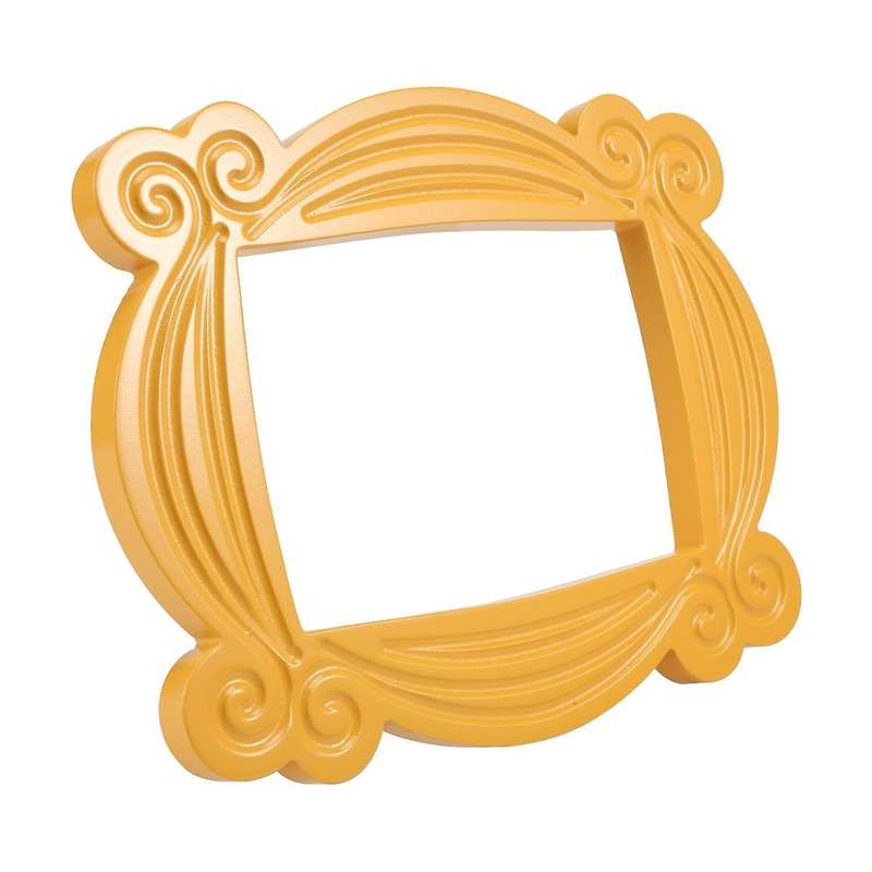 Handmade Monica Door Wood Yellow Photo Frames Collectible Home Decor Cosplay Gift