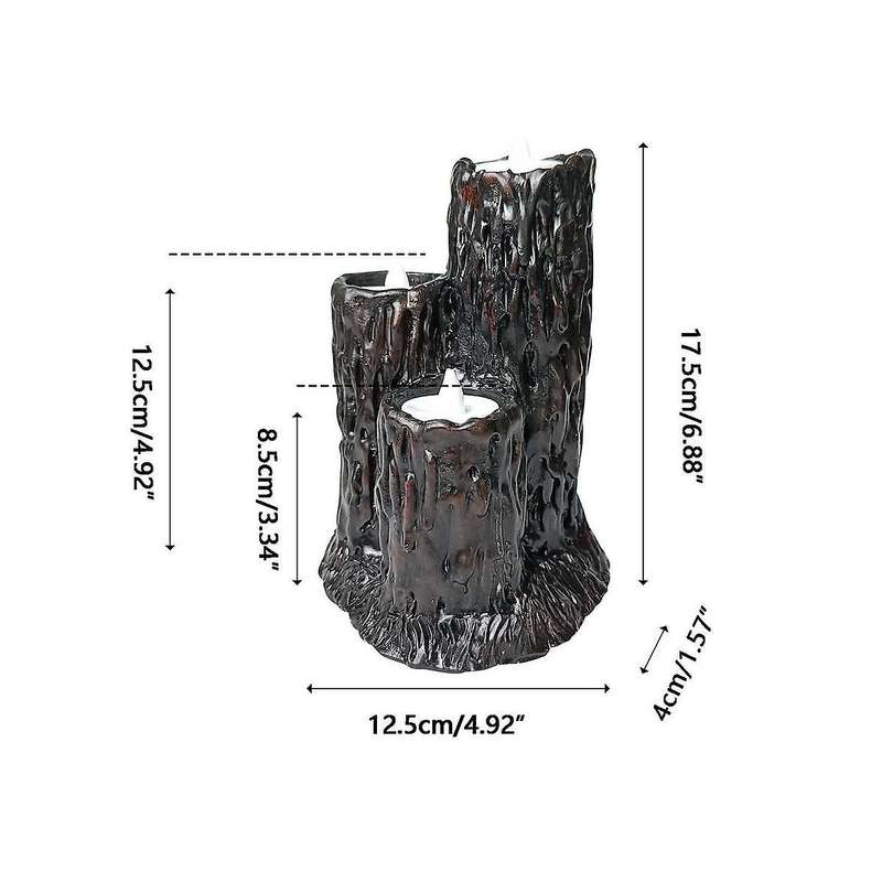 Hand-poured Unscented Candle, Smokeless Cotton Wick Pillar Candle Of 3,includes 4in, 5in and 6in, 30