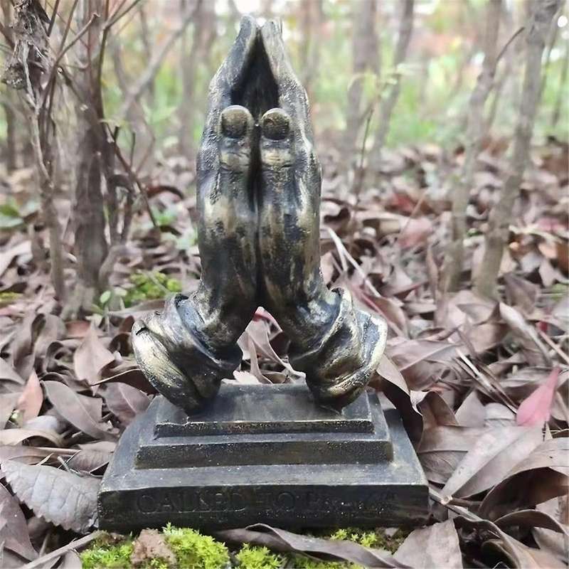 Hands Prayer Ornaments Statue Resin Crafts Ornaments Home Garden Garden Study Ornaments