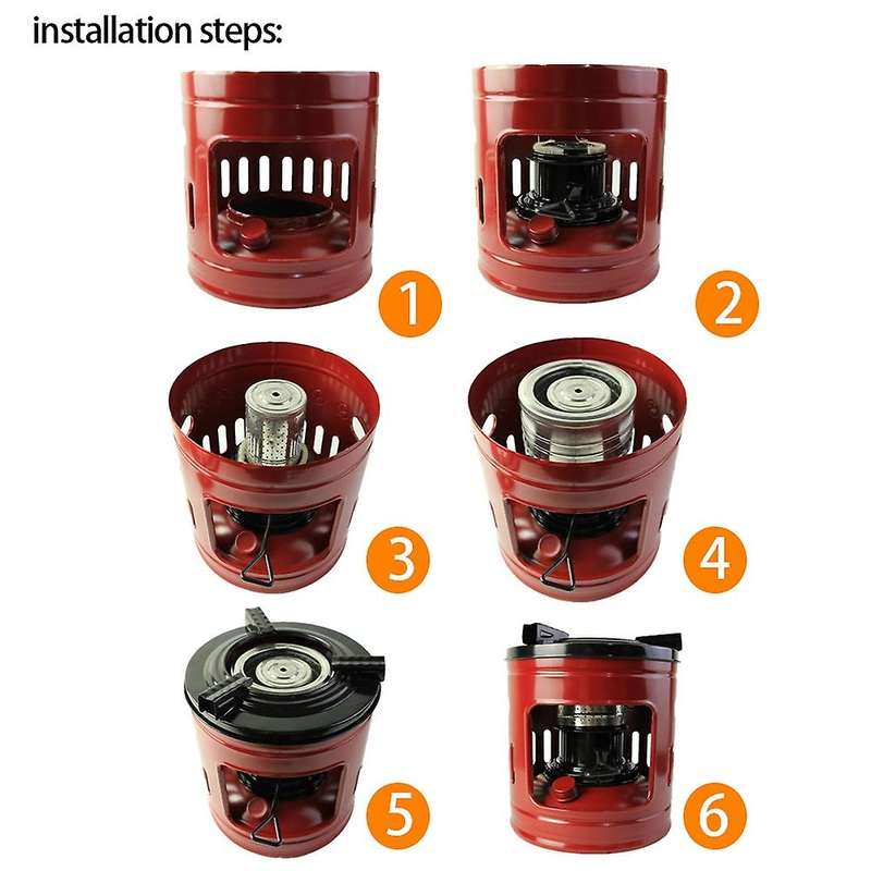 Handy Outdoor Portable Heaters Stove 10 Wicks Mini Handy Camping Heater for Outdoor Back Camping Pic