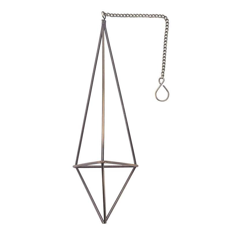 Hanging Air Plant Holder Geometric Planter Air Plant Rack Tillandsia Hanger with Chain Decor