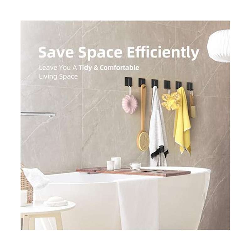 Hanging Clothes Bag Hook Kitchen and Bathroom Non-perforated Viscose Hook