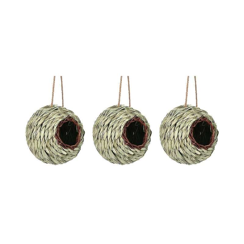 Hanging Bird Nest House for Outside,ball Shape,hand Woven,made Of Natural Grass,perfect for Garden