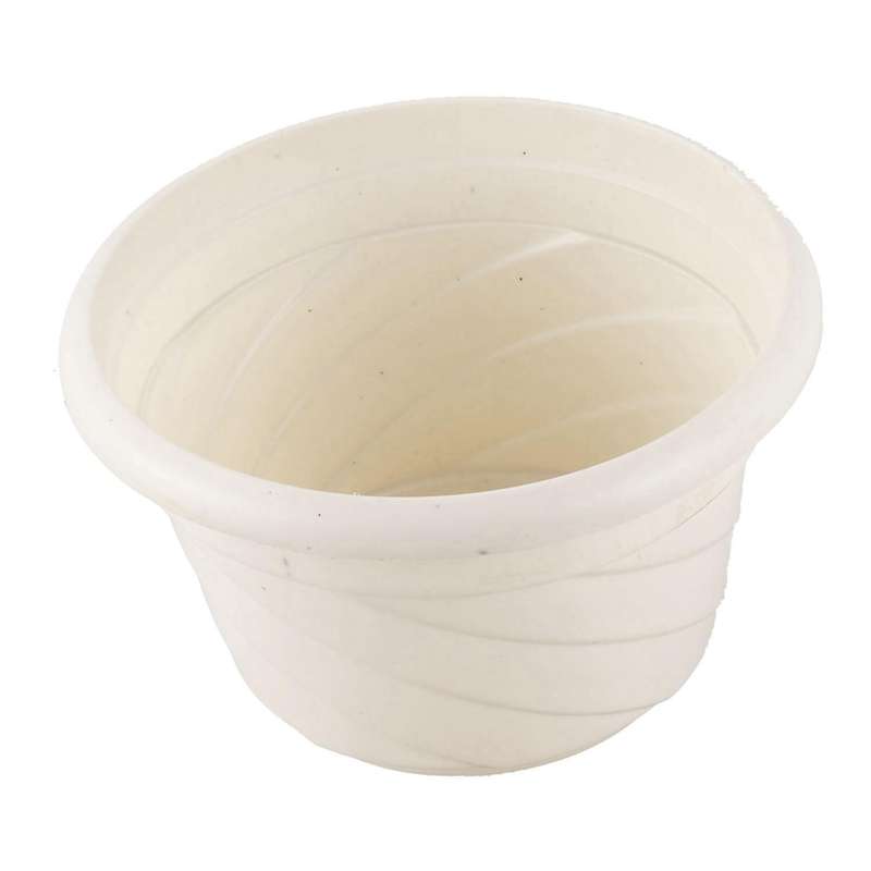 Hanging Flower Plant Pot Chain Basket Planter Holder Home Garden Balcony Decoration White