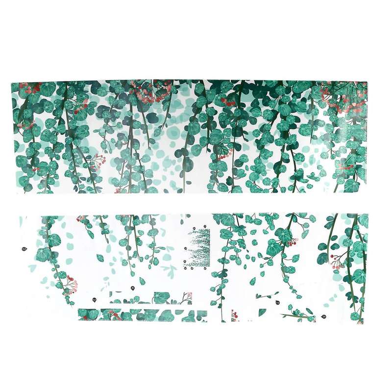 Hanging Green Vine Leaf Wall Decal Stickers for Bedroom Living Room, Removable Eucalyptus Ivy Plant