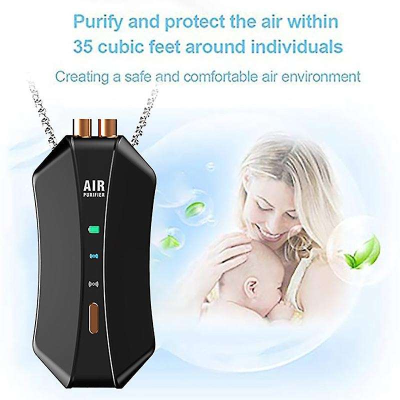 Hanging Neck Air Purifier Personal Wearable Mini Portable 150 Million Negative Ion Car Necklace Air