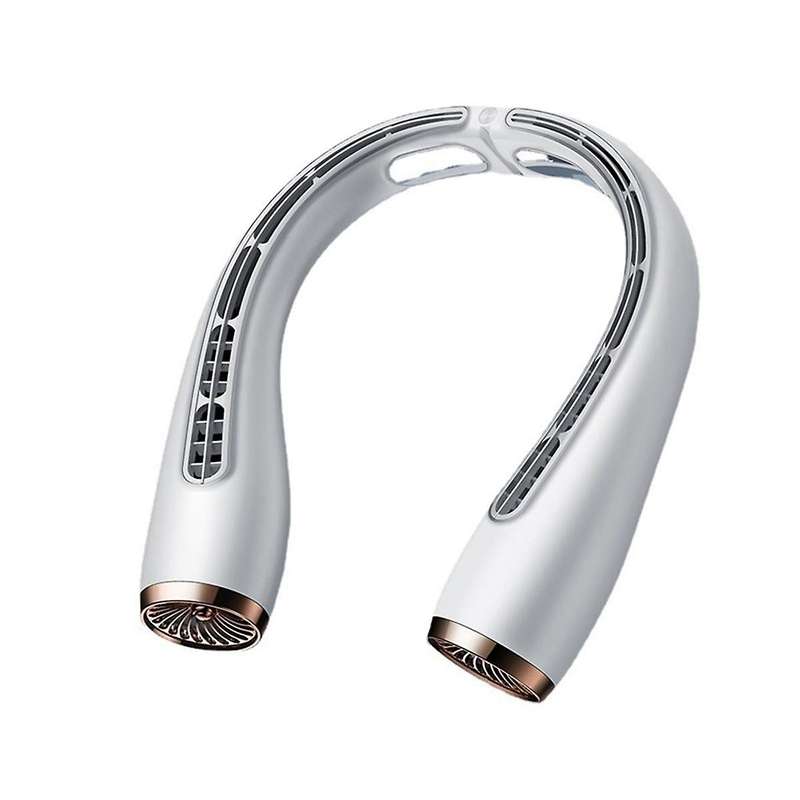 Hanging Neck Fan Rechargeable Usb Portable Turbo Leafless Cooling Lazy Hanging Neck Fan