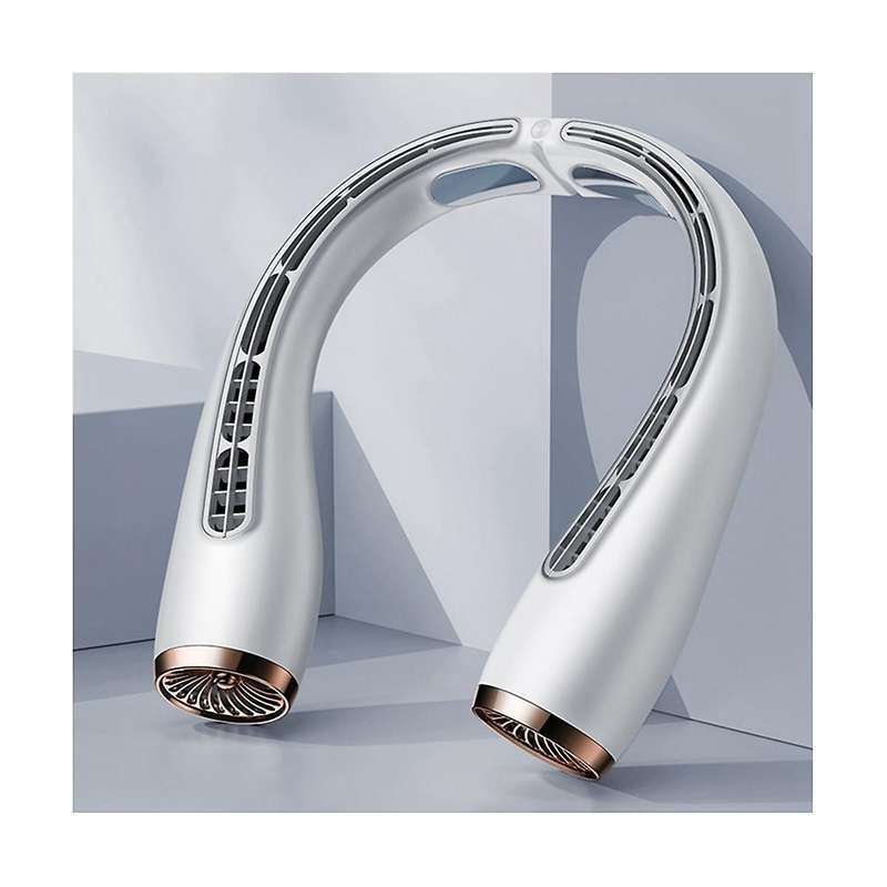 Hanging Neck Fan Rechargeable Usb Portable Turbo Leafless Cooling Lazy Hanging Neck Fan
