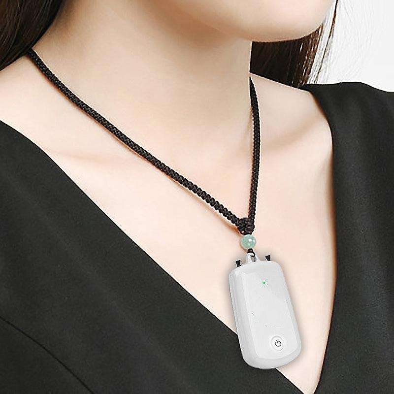 Hanging Neck Air Purifier, Mini Portable Fashion Personal Wearable USB Negative Ion Air Purifier
