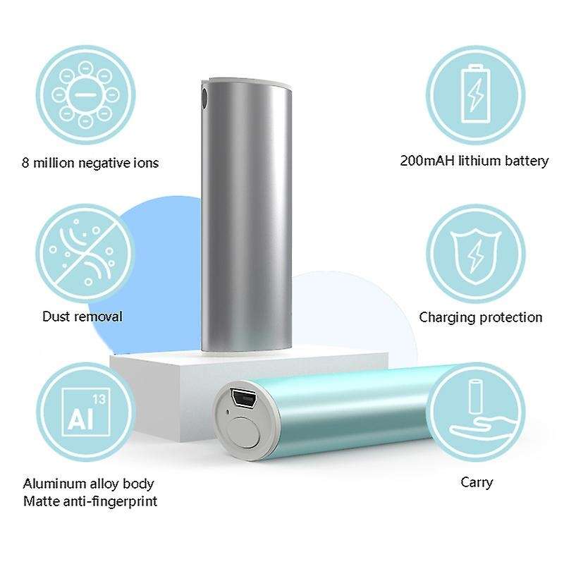 Hanging Neck Air Purifier, Stylish Personal Wearable Air Purifier Mini Portable Negative Ion Air Pur