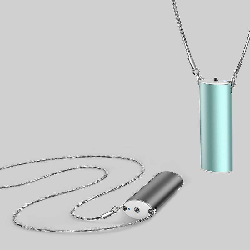 Hanging Neck Air Purifier, Stylish Personal Wearable Air Purifier Mini Portable Negative Ion Air Pur