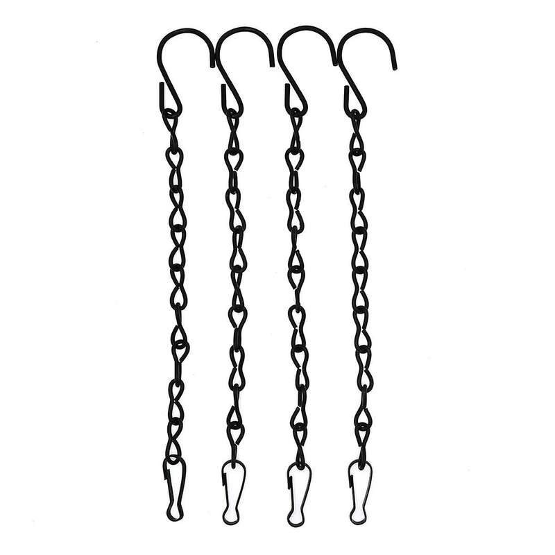 Hanging Plant Chain, Black Chain for Hanging Bird Feeders Lanterns Baskets Billboards Wind Chimes Or