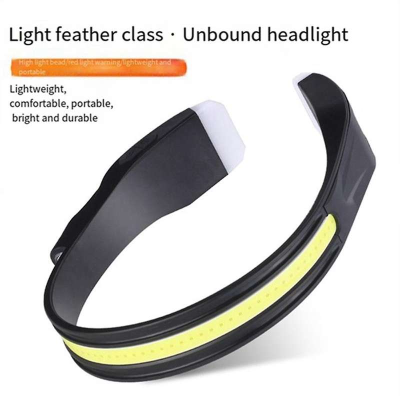 Hanging Neck Headlight,Outdoor COB High-Light Night Fishing Headlight, Type-C Rechargeable Night Rid