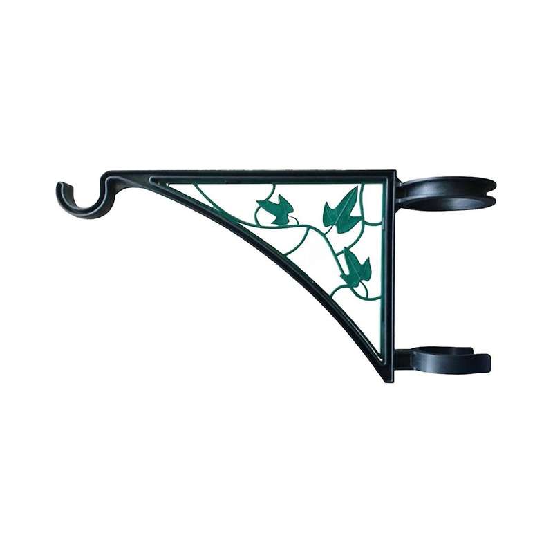 Hangs Fence Post Hanger, Fence Plant Hangers, Flower Baskets Easy Clamp-on Bracket, Wall Hook Hangin