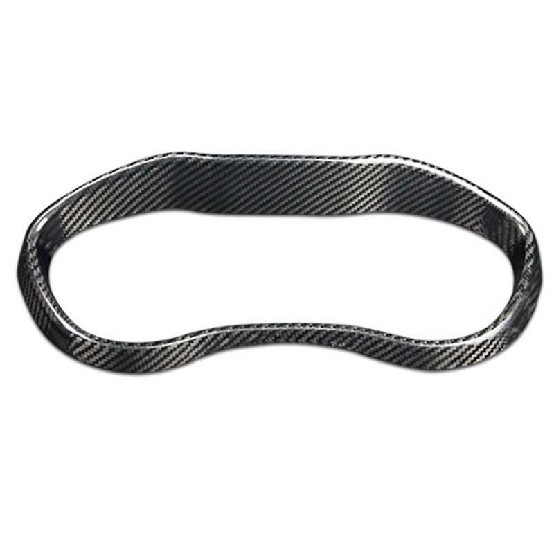 Hard Carbon Fiber Interior Trim Car Speedometer Frame Cover Sticker for 2015-2019
