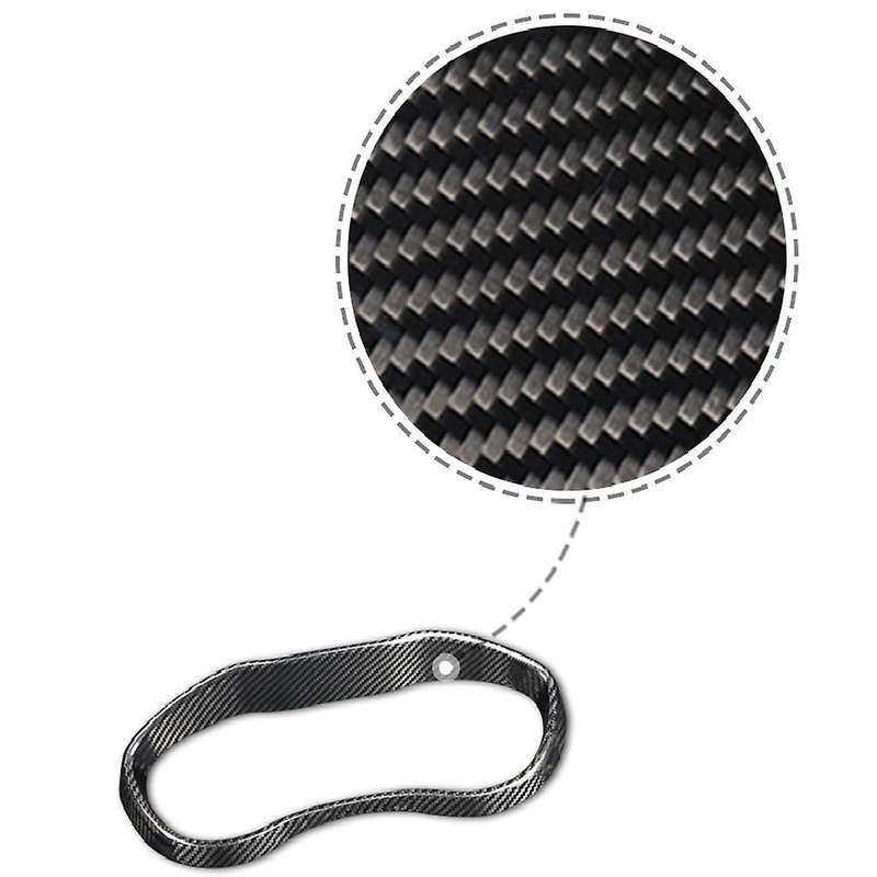 Hard Carbon Fiber Interior Trim Car Speedometer Frame Cover Sticker for 2015-2019