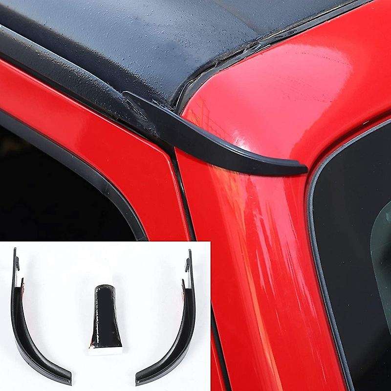 Hardtop Rain Diverters ABS Drip Rail Extension Rain Gutter Exterior Accessories for Wrangler JK JKU