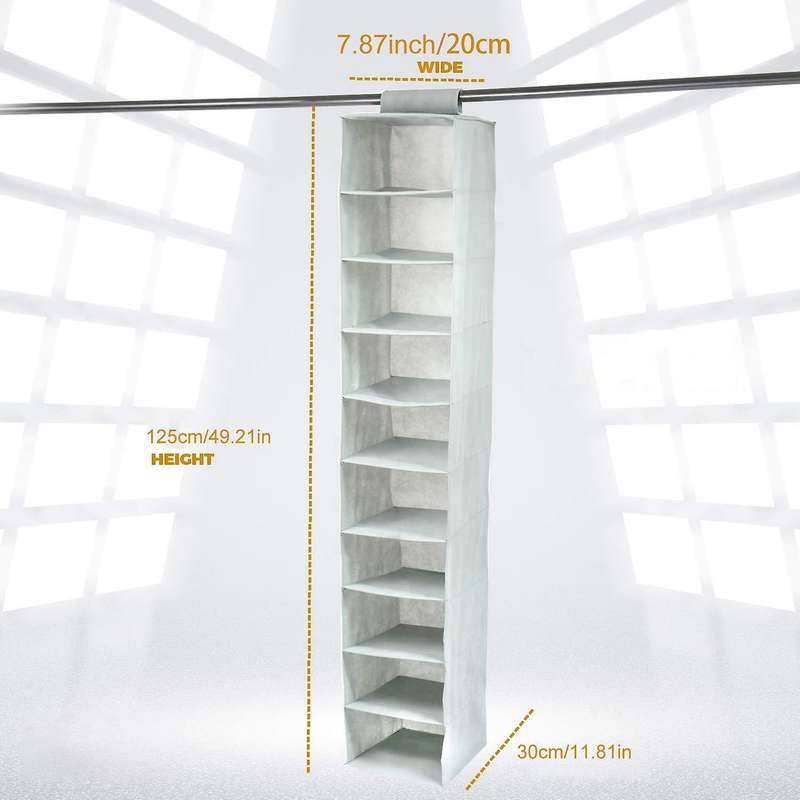 Hat Rack 10 Shelf Hanging Closet Hat Organizer Compatible Hat Storage -1 Pcs