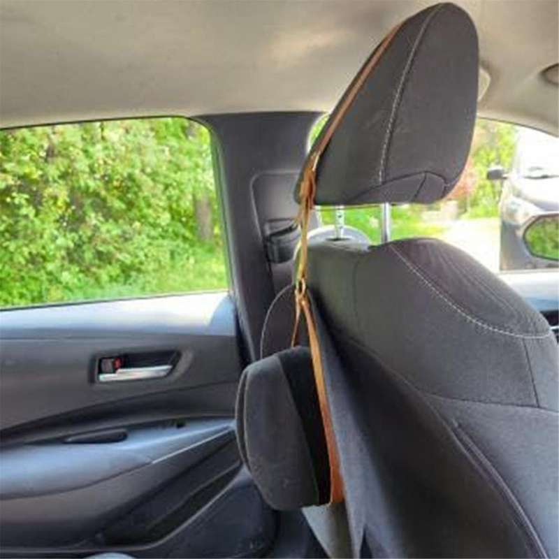 Hat Holder for Trucks - Keep Your Hats Protected on the Road with Our Handmade Leather Hat Rack. Han