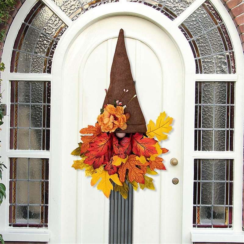 Harvest Season Decorations Garden Wreaths,autumn Harvest Festival Dolls Door Hanging