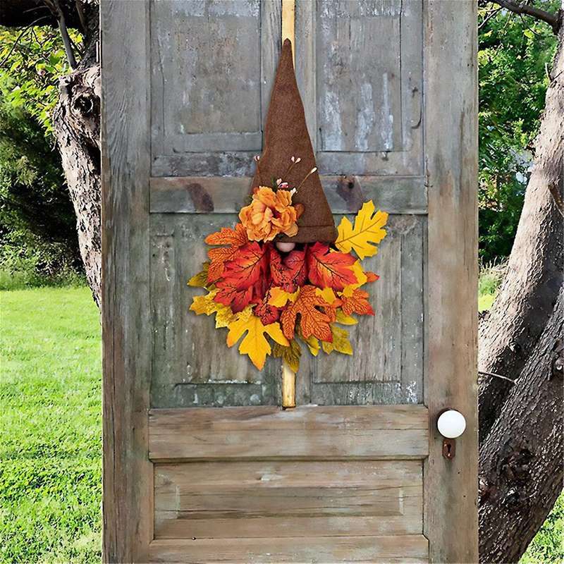 Harvest Season Decorations Garden Wreaths,autumn Harvest Festival Dolls Door Hanging