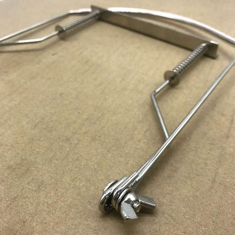 Harmonica Neck Holder 10 Holes Harp Mouth Stand Harmonic Rack -silver
