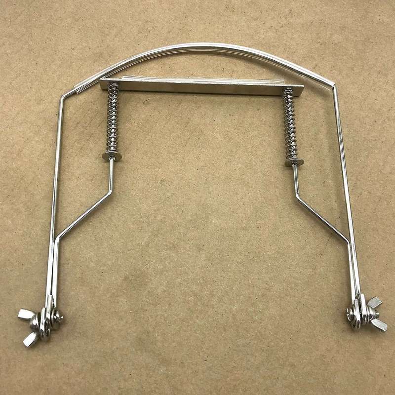 Harmonica Neck Holder 10 Holes Harp Mouth Stand Harmonic Rack -silver