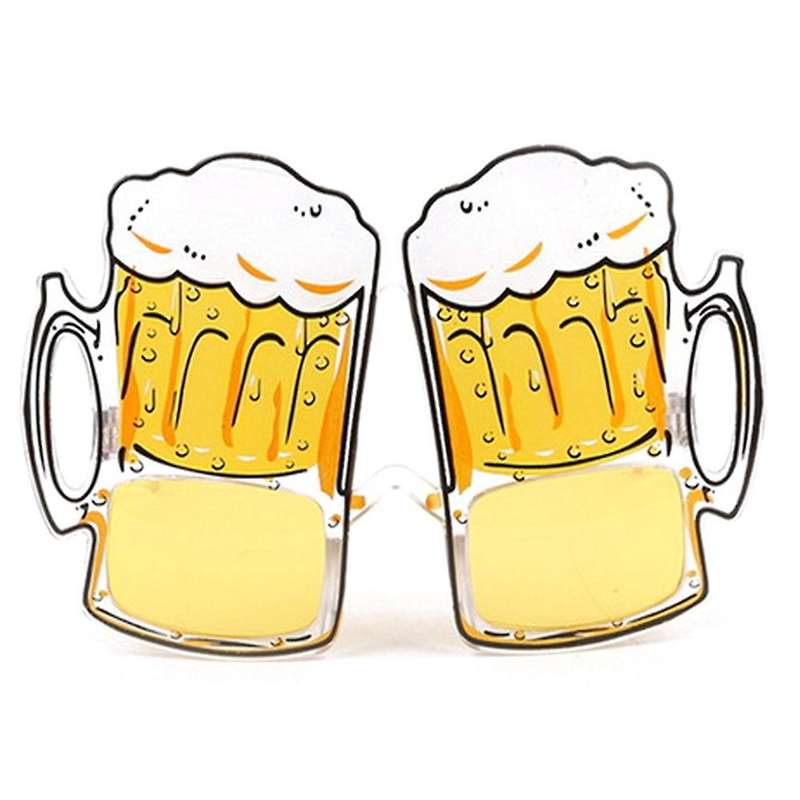 Hawaii Glasses Wine Glasses Yellow Plastic Glasses Vacation Bachelor Party Beer Glasses