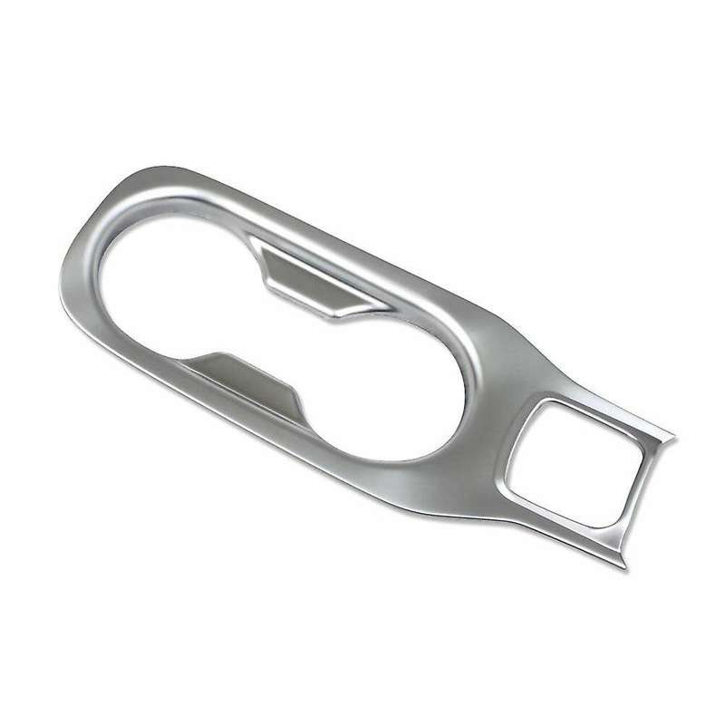 Hatchback Interior Console Cup Holder Cover Trim for 2018 Silver