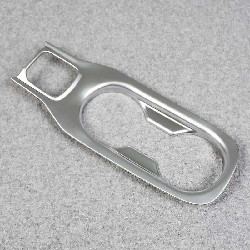 Hatchback Interior Console Cup Holder Cover Trim for 2018 Silver