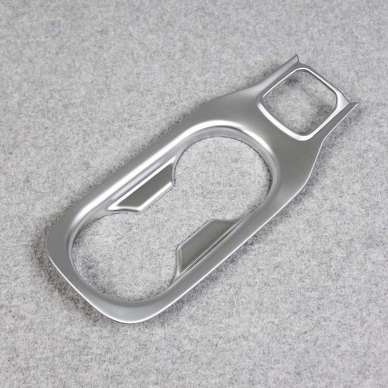 Hatchback Interior Console Cup Holder Cover Trim for 2018 Silver