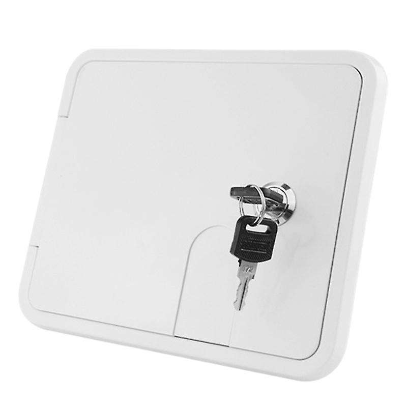 Hatch Cover Accessories with Keys Square Threaded Fill Dish RV Trailer Lockable Water Intake Parts C