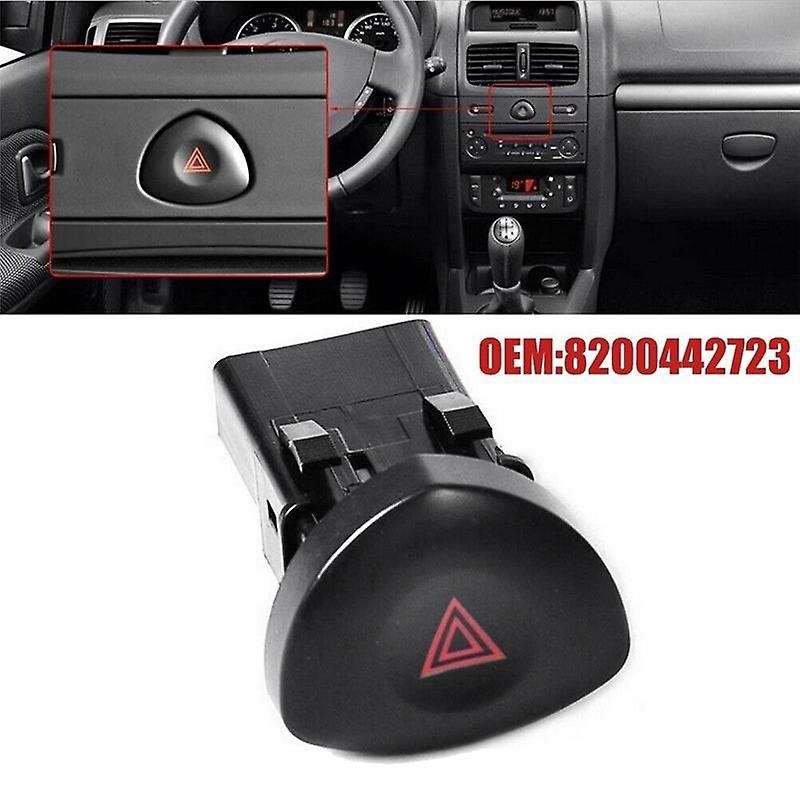 Hazard Warning Emergency Light Switch Button for Renault Clio 2 MK2