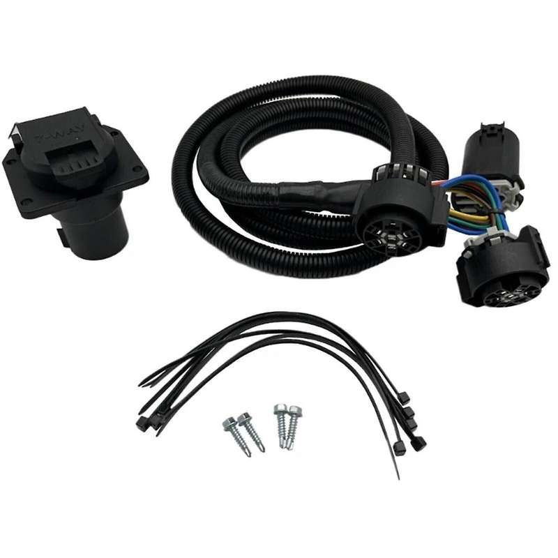 Hc3z-15a416-a Truck Bed Trailer Wiring Harness 7 Pin for Super Duty F250 F350 F450 F550 2017-2022