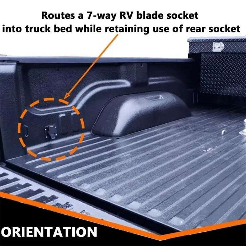 Hc3z-15a416-a Truck Bed Trailer Wiring Harness 7 Pin for Super Duty F250 F350 F450 F550 2017-2022