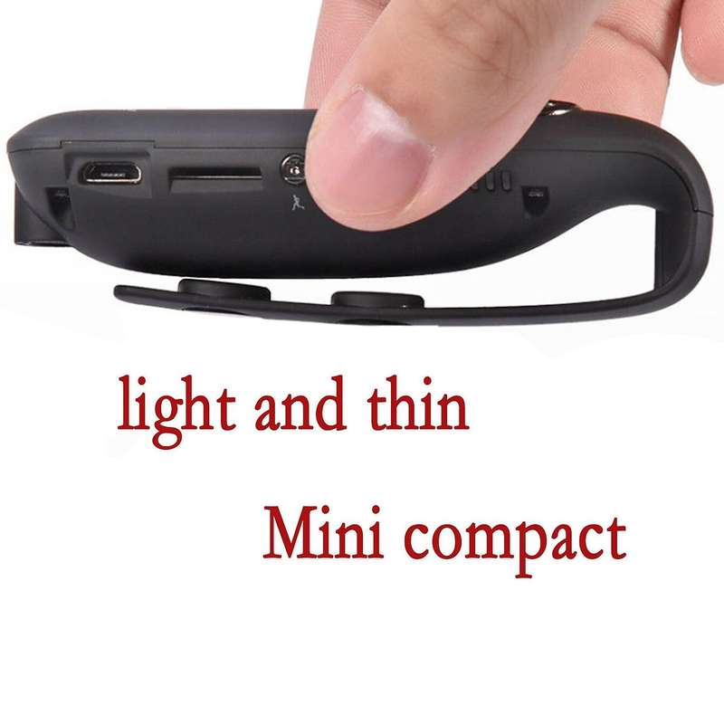 HD 1080P 130-Degree Mini Portable Camcorder Dash Cam Police Body Motorcycle Motion Camera DVR Drivin