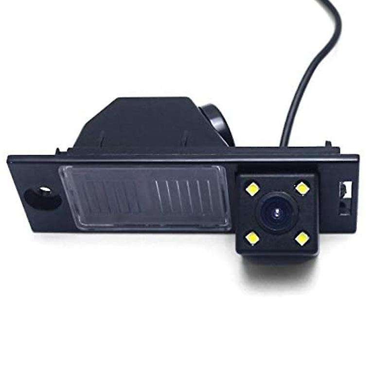 HD CCD Car Rear View Camera Back Up Reverse License Plate Light Parking Camera for IX 35