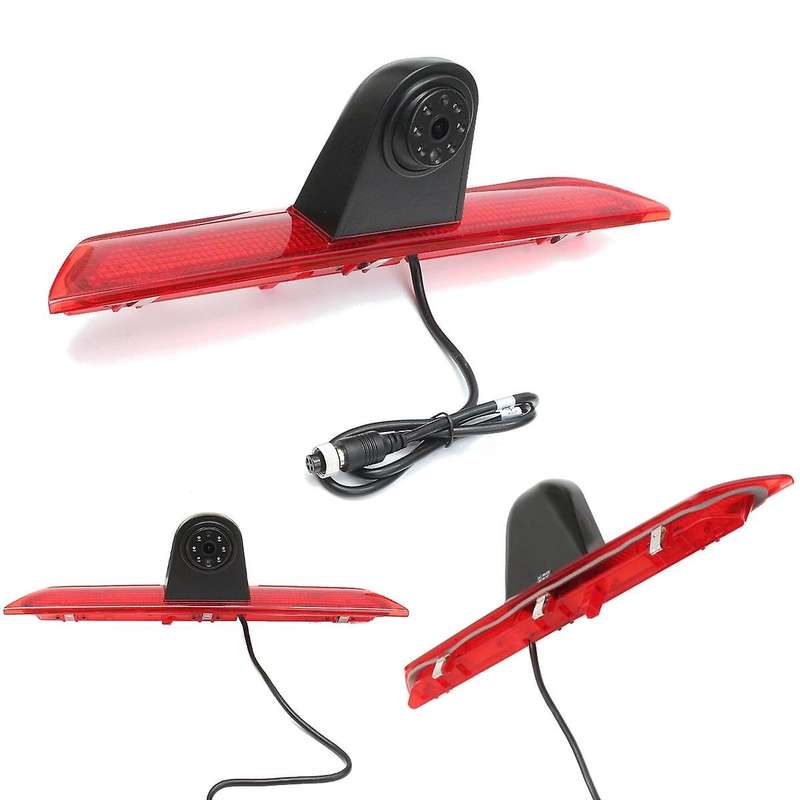 HD Car Rear View Camera Brake Light Reverse Backup Parking Night Vision Waterproof Monitor for Trans