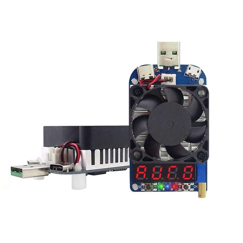 HD35 Trigger QC2.0 QC3.0 Electronic USB Load Resistor Discharge Battery Test Adjustable Current Volt