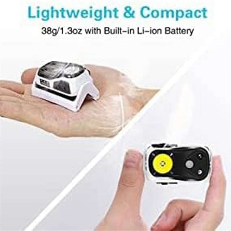 Head Light Rechargeable 2Pack,1000 Lumen Ultra-Light Bright LED Headlight with White Red Light,Wate