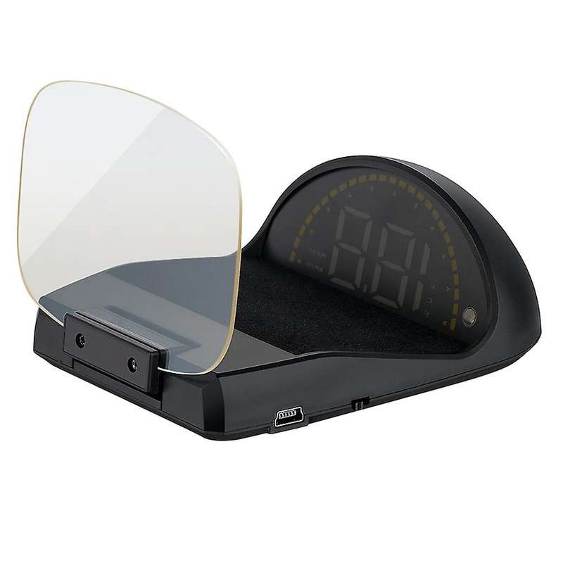 Head Up Display 2.6 Inch OBD2 + GPS Dual Mode HUD Mirror Car Speed Projector Digital MPH Speedometer